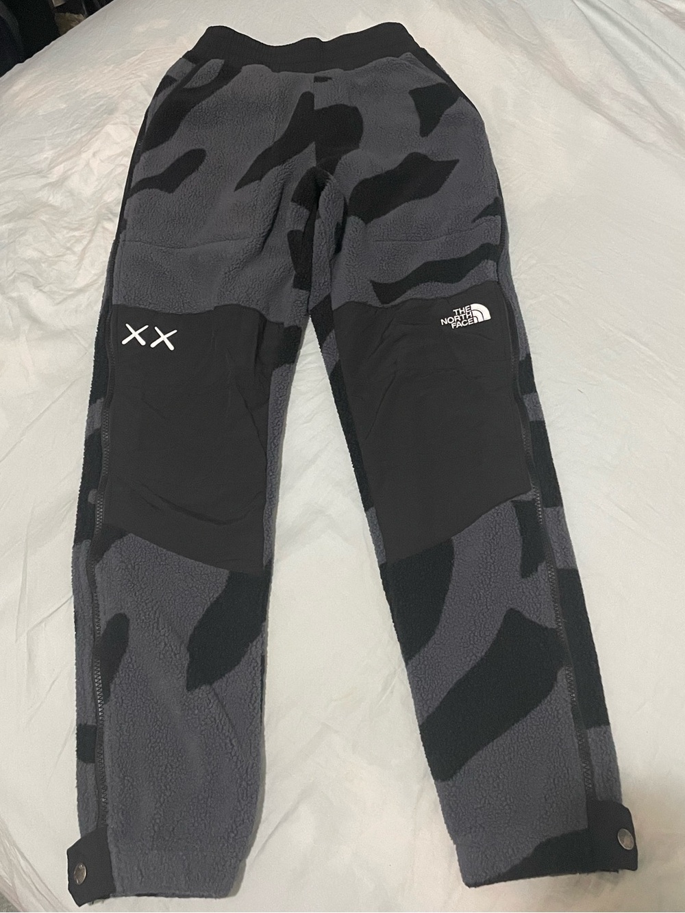 The North Face Black & Gray Camo Fleece Joggers